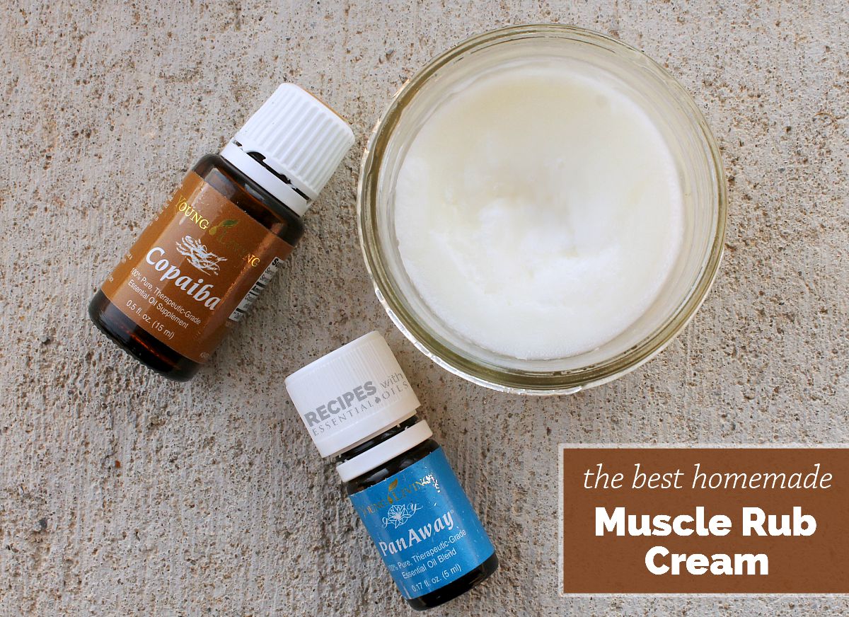 Best Homemade Muscle Rub Cream from Recipes With Essential Oils