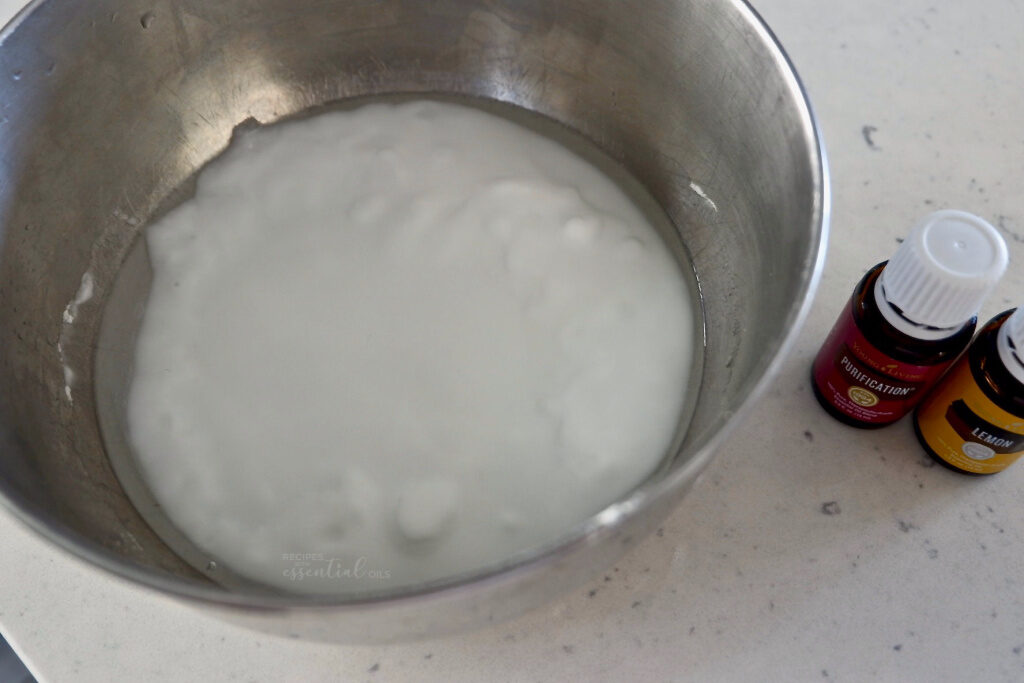washing machine cleaner recipe baking soda essential oils