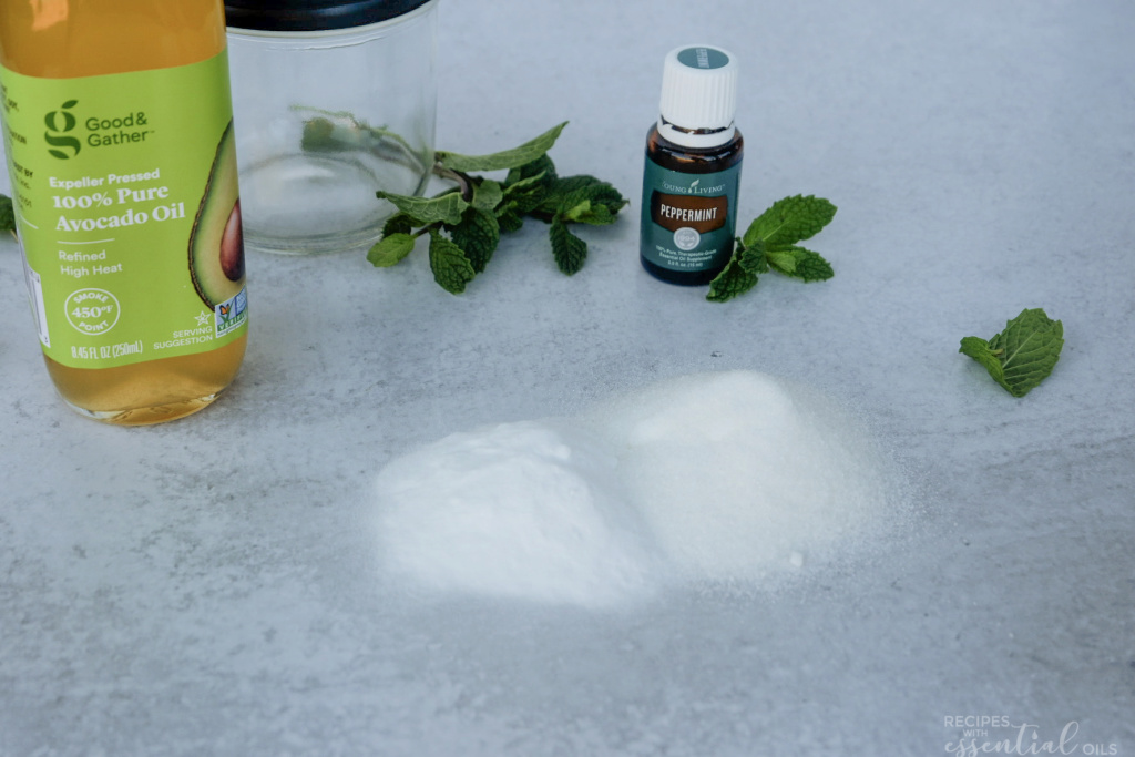 Peppermint Foot Scrub Recipe Ingredients
