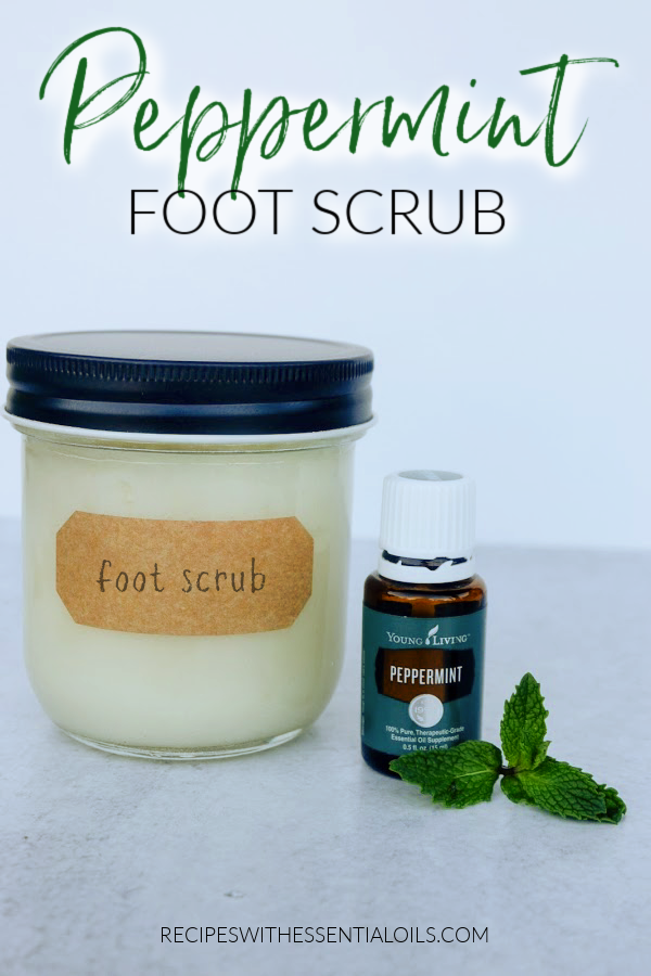 Peppermint Foot Scrub with Essential Oils