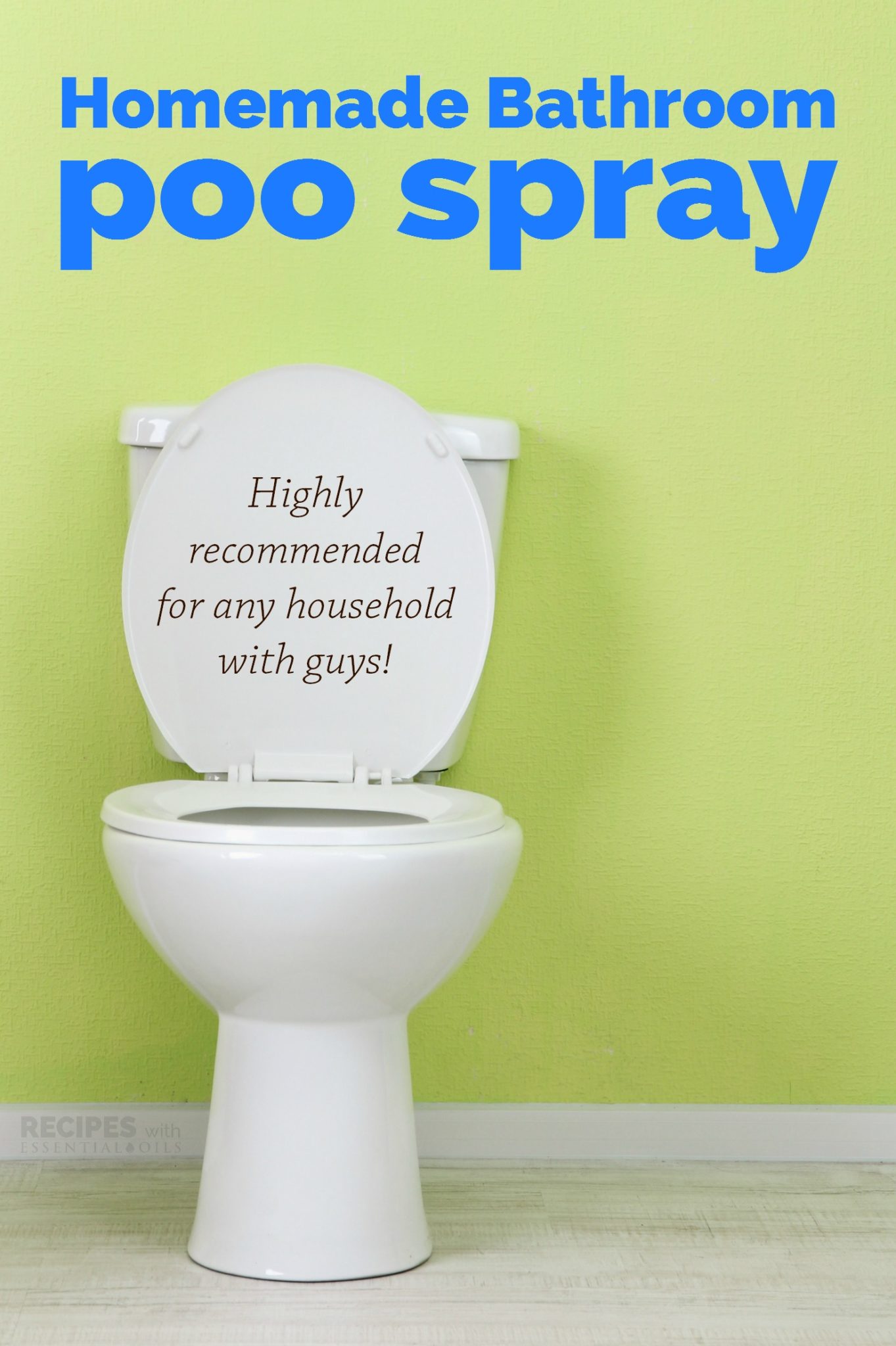 Homemade Bathroom Poo Spray from RecipeswithEssentialOils.com