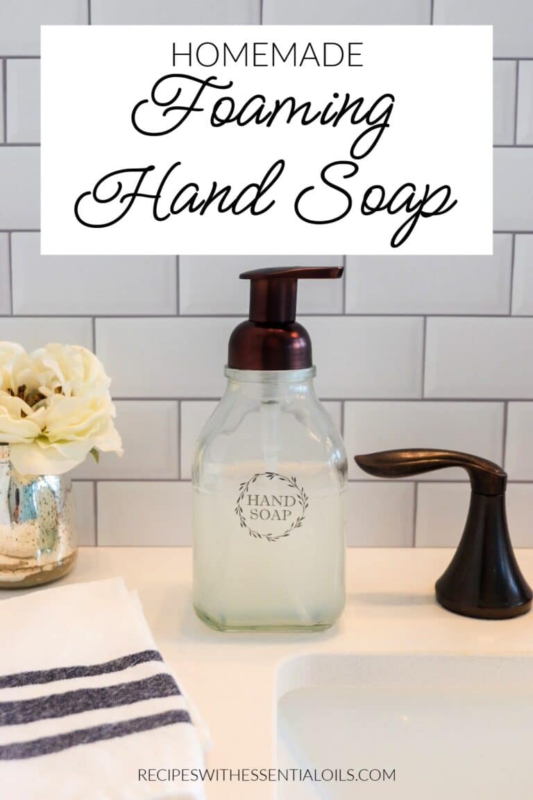 Homemade Foaming Hand Soap Recipes with Essential Oils
