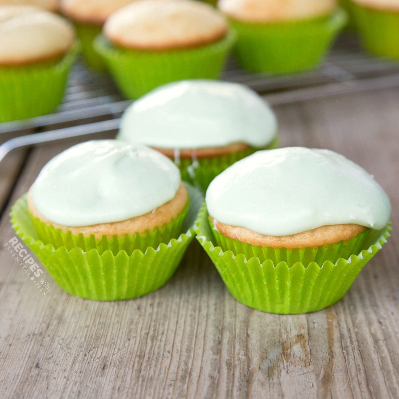 Key Lime Cupcakes from RecipeswithEssentialOils.com