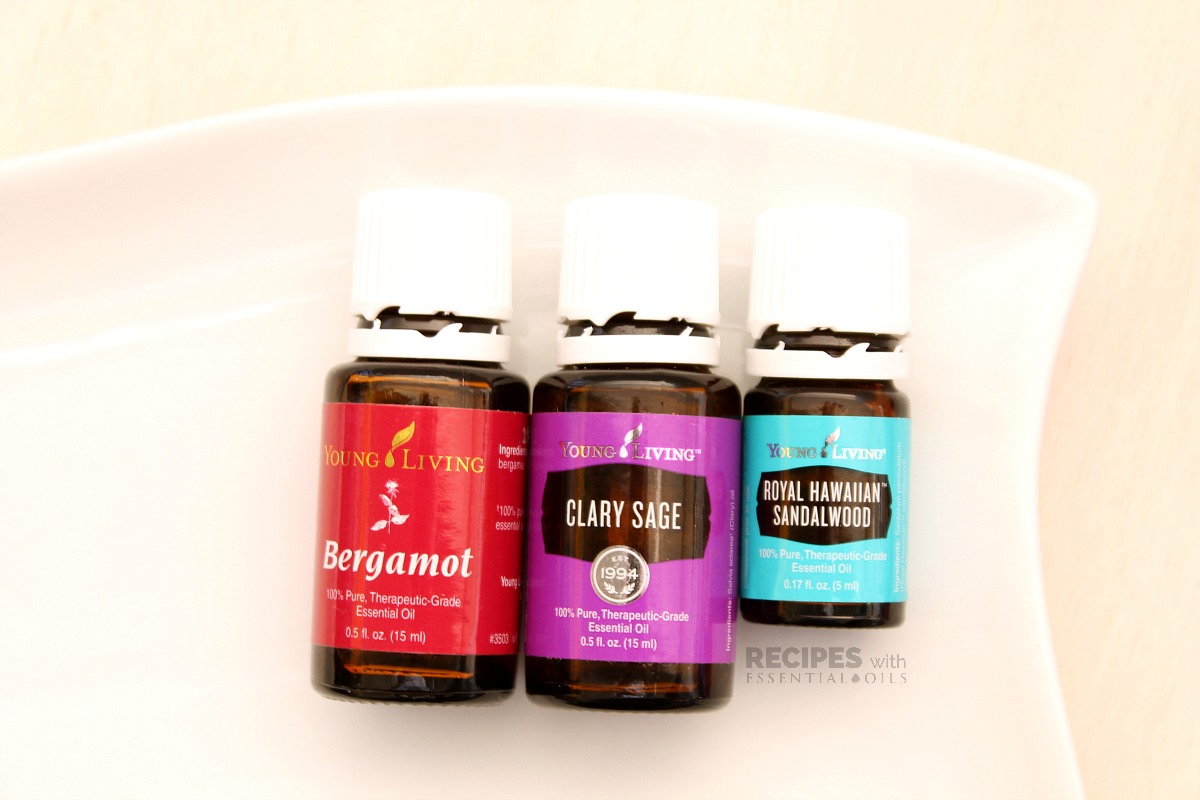 Relaxing Diffuser Blends Bergamot Clary Sage and Sandalwood