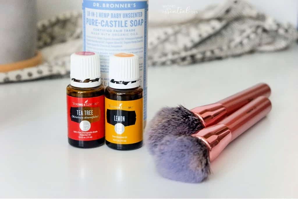 How to Clean Makeup Brushes Recipes with Essential Oils