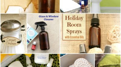 Household Cleaning Gift Basket ~ an oily gift idea for a pure, non-toxic home from RecipeswithEssentialOils.com