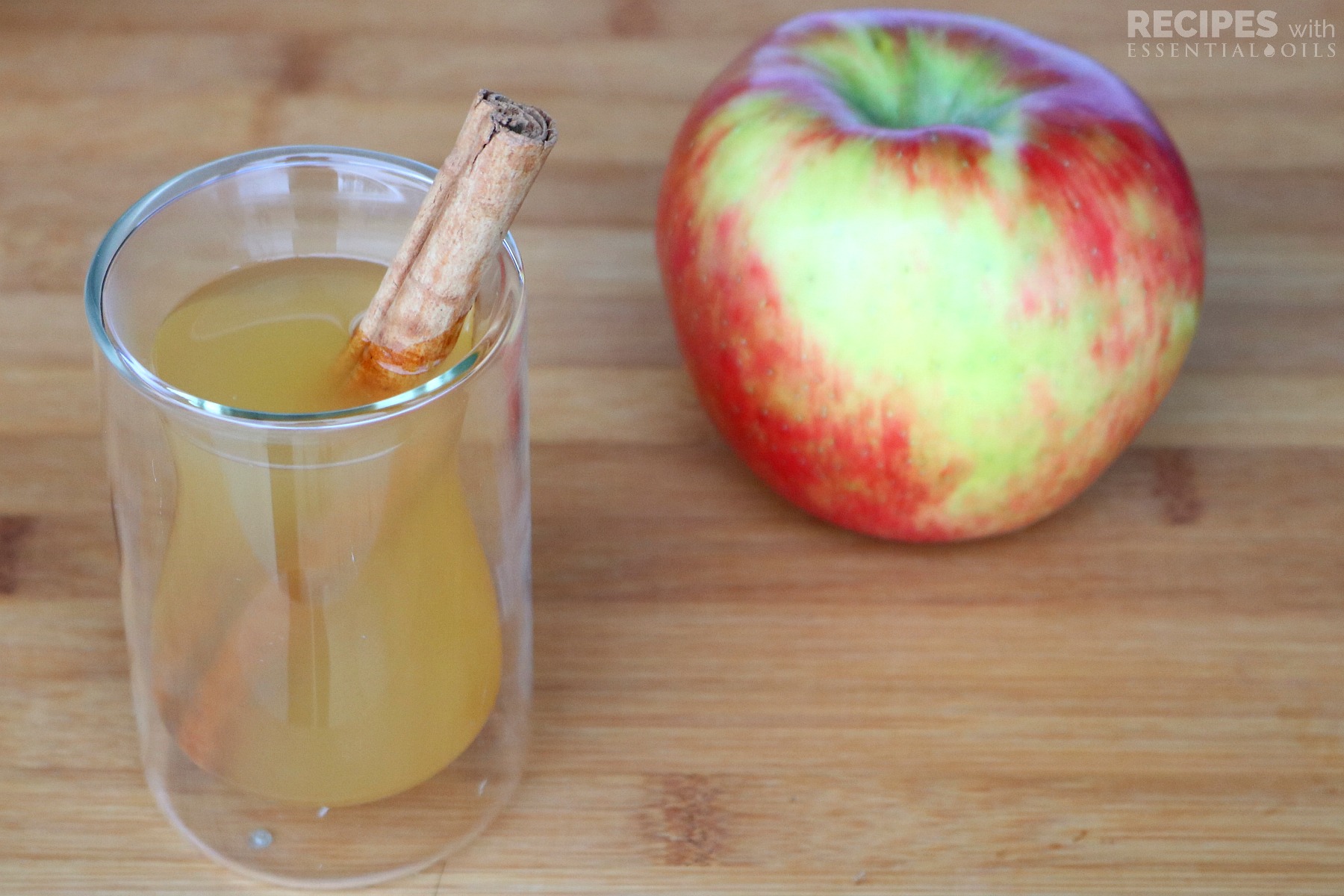 Spiced Apple Cider Recipe from RecipeswithEssentialOils.com