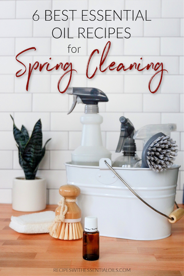 spring cleaning with essential oils