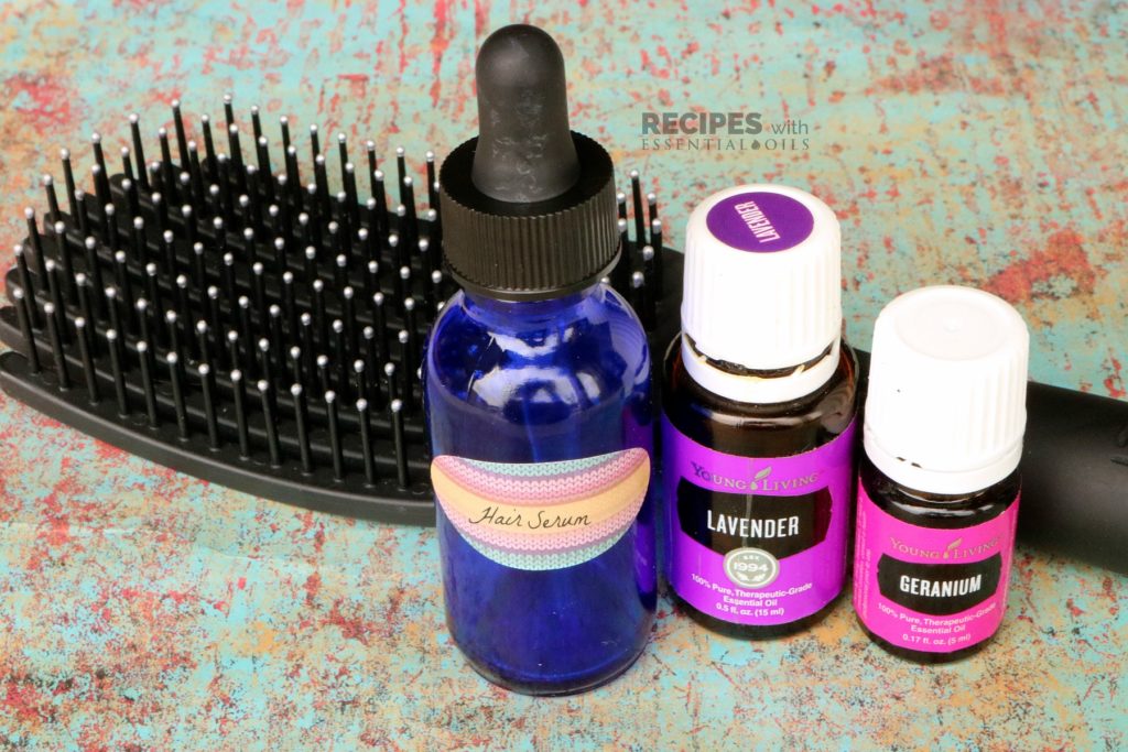 Anti-Frizz Hair Serum with Essential Oils from RecipeswithEssentialOils.com