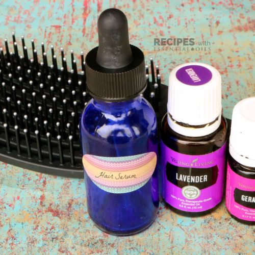 Anti Frizz Hair Serum with Essential Oils from RecipeswithEssentialOils.com