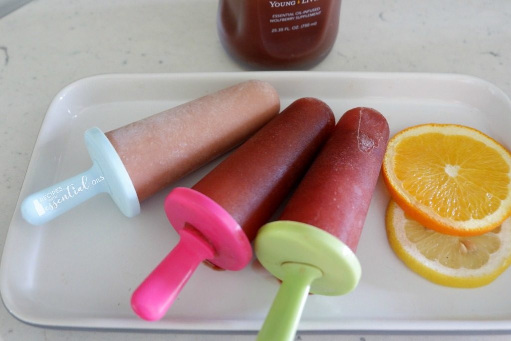 Ningxia Red Popsicle recipes essential oils