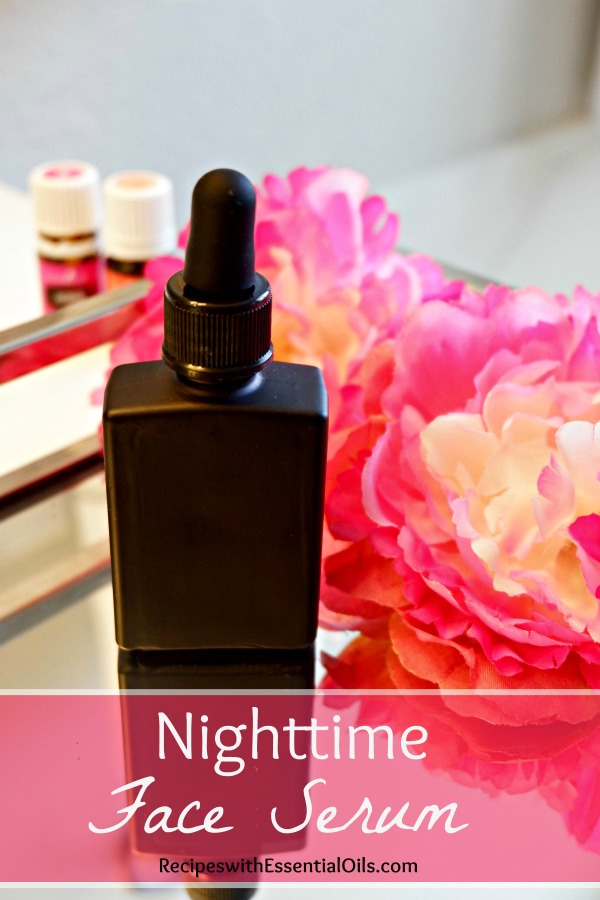 nighttime face serum recipe essential oils