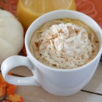 pumpkin spice creamer whipped cream topping