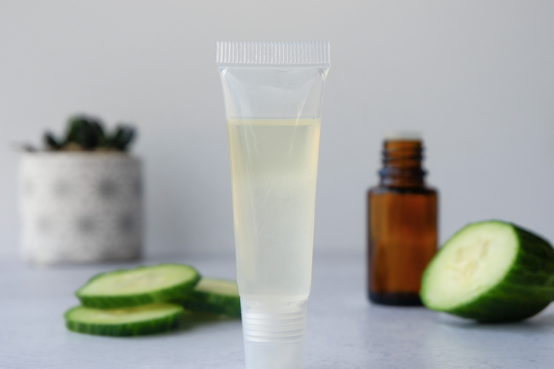 Cucumber UnderEye Serum Recipes with Essential Oils