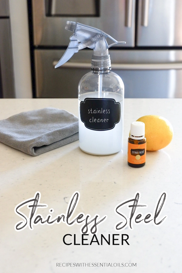 DIY stainless steel cleaner recipe