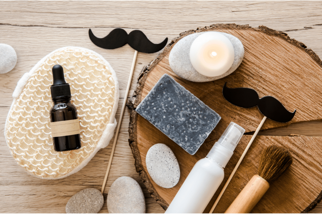 homemade beard oil with essential oils