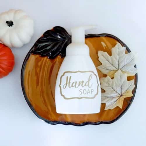Homemade Pumpkin Spice Hand Soap